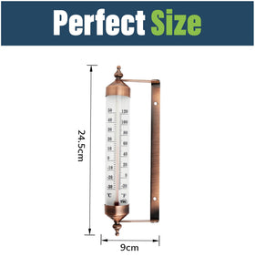 Thermometer World waterproof outdoor thermometer ready for all weather conditions.