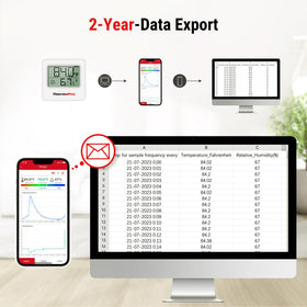 ThermoPro TP357 range coverage demonstrates stable Bluetooth reach across your home