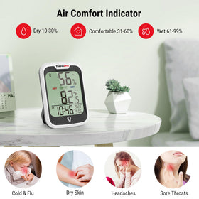 ThermoPro TP358 data export saves two-year climate records.