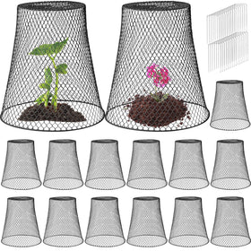 Therwen large cloche base 12-inch protects seedlings while allowing sunlight