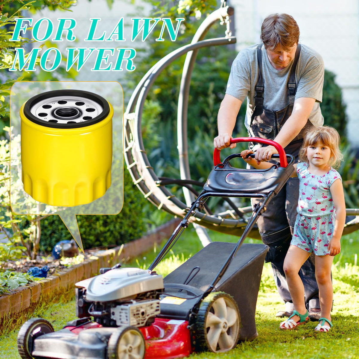 Therwen lawn-mower-engine-replacement image hints easy swap during service.