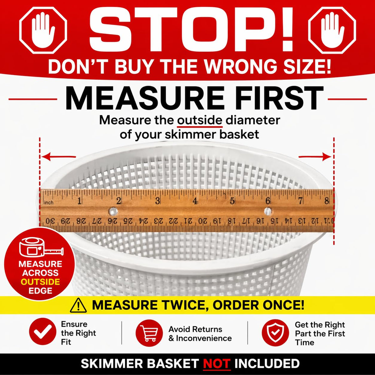 The Skimmie Cyclone efficiently draws leaves and bugs toward the basket.