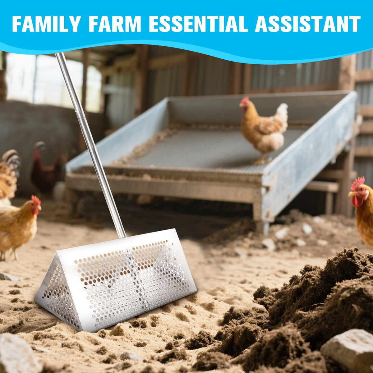 THILEMON sand flea rake travel-ready, ideal for beach trips.