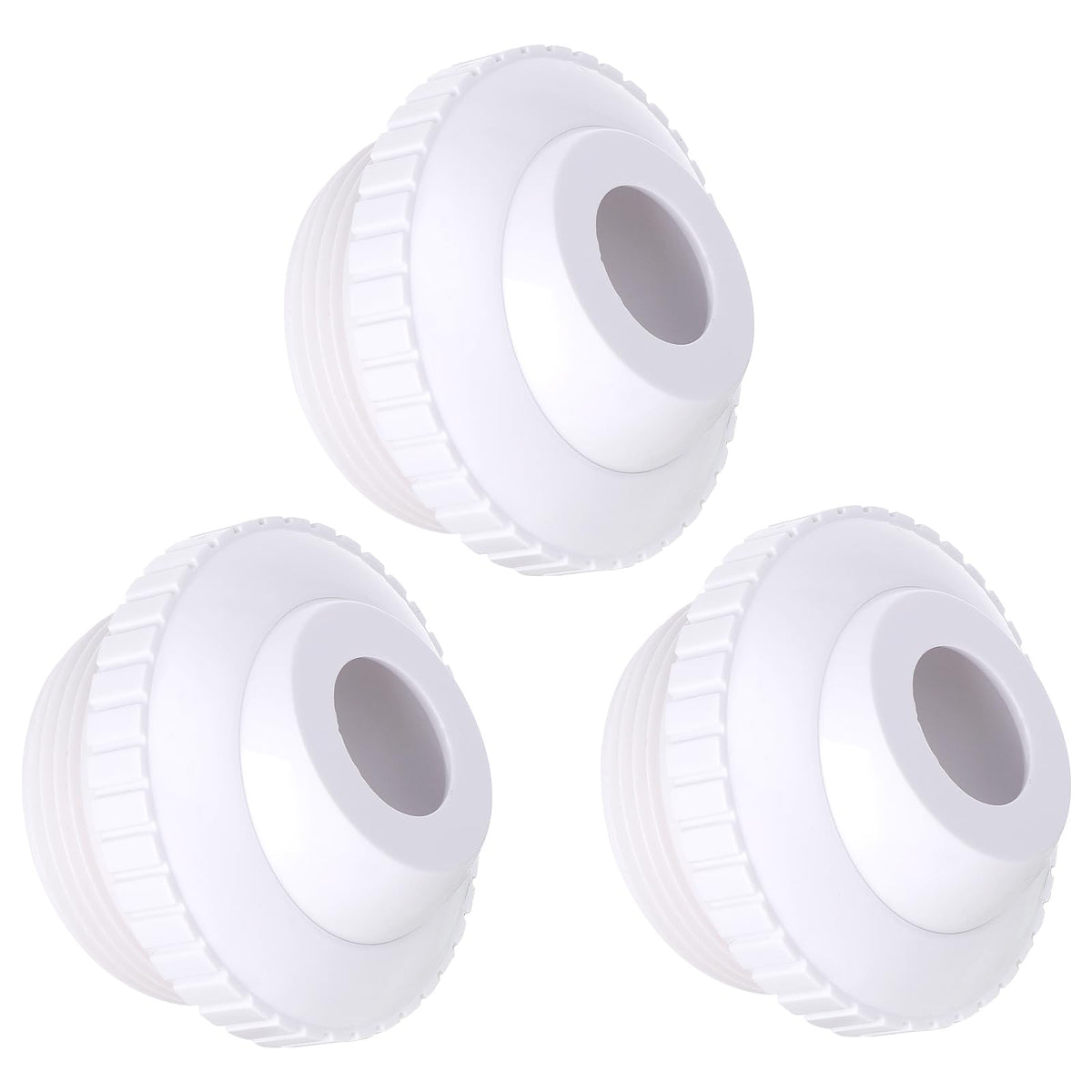 Thinp pool jet nozzle 3-piece set for versatile water return.
