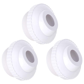 Thinp pool jet nozzle 3-piece set for versatile water return.