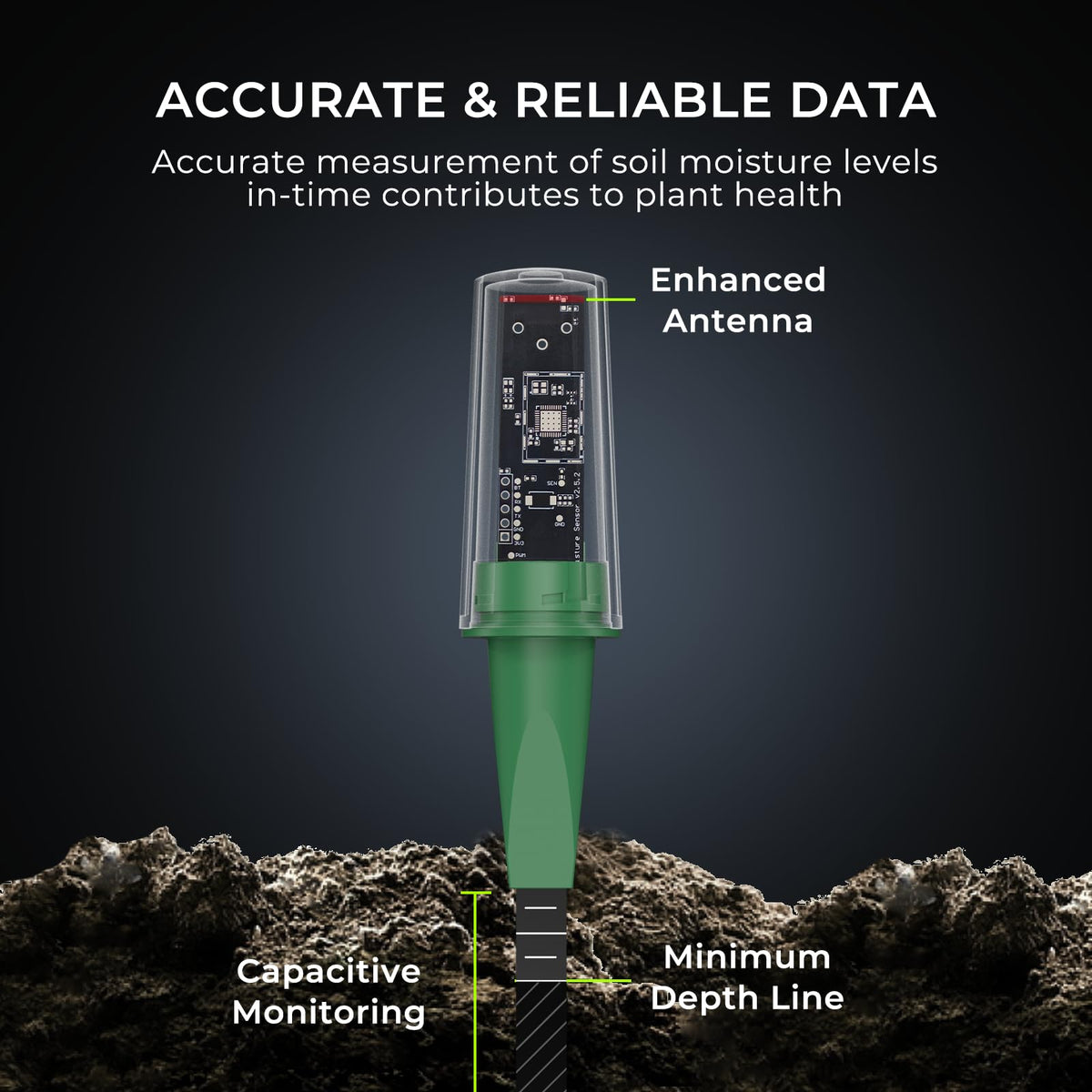 Capacitive moisture readings resist soil salinity for durable garden data
