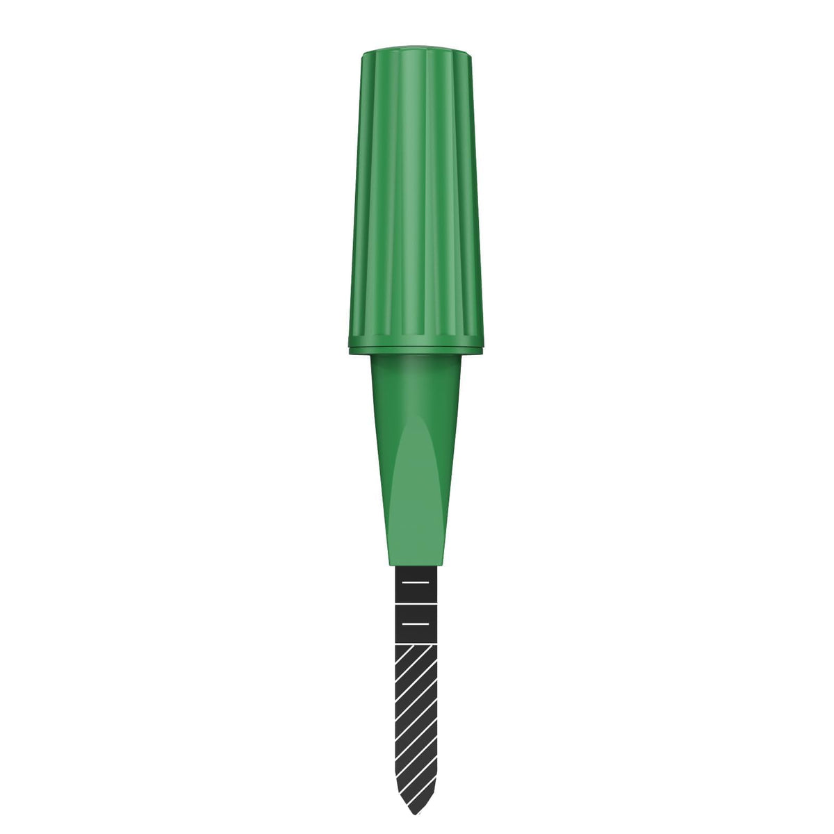 ThirdReality Gen2 sensor in garden soil provides capacitive moisture readings for irrigation decisions