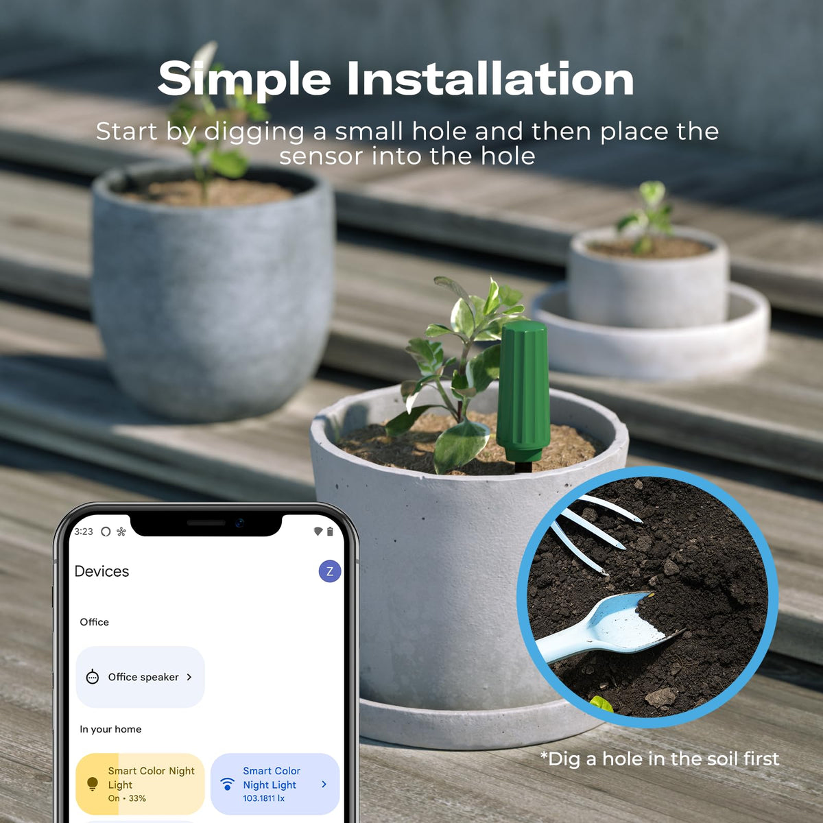 ThirdReality remote monitoring alerts pushed to your phone for plant care