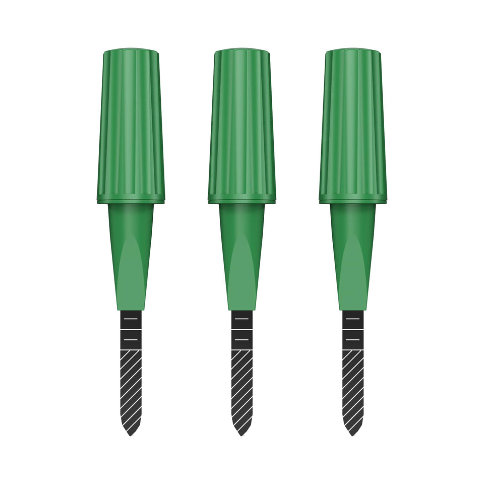ThirdReality Smart Soil Sensor Gen2 front view, compact design for easy outdoor placement.