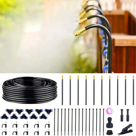 Thiswing 360° adjustable drip irrigation system full kit ensures even watering.