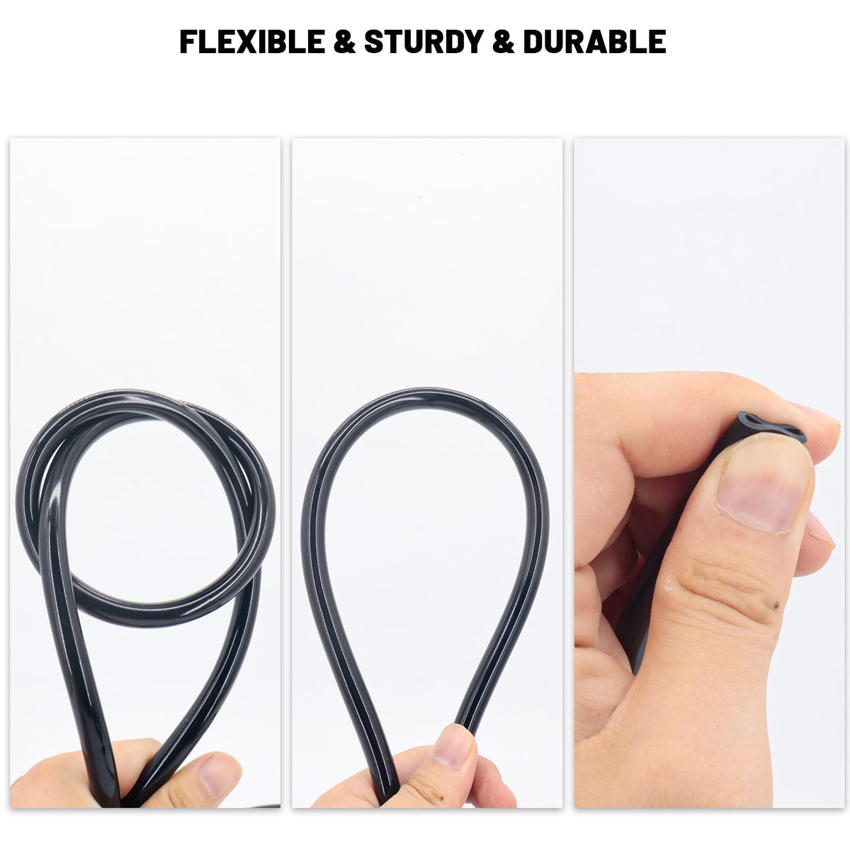 Thiswing flexible PE drip tubing stays kink-free and easy to cut for custom layouts.