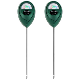 Thlevel Plant Moisture Meter front view in green for easy watering decisions.