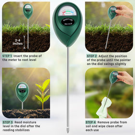 No batteries required with Thlevel meter, ensuring maintenance-free moisture checks.