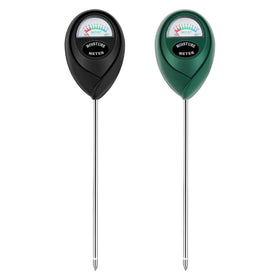 Thlevel Plant Moisture Meter probe inserted in soil shows moisture level for healthy watering.