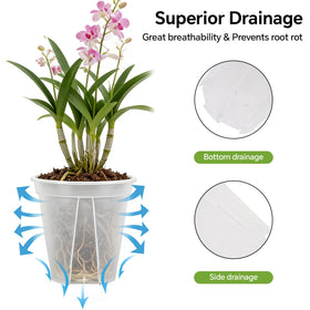 THMFHMW reusable plastic plant pot designed for long-lasting use.