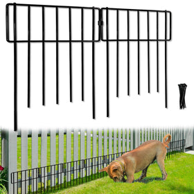 Thrivinest animal barrier fence 26-pack no-dig panel for secure yard borders