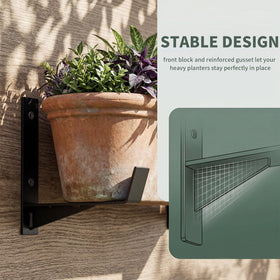 Thrivinest powder-coated finish prevents rust and weathering.