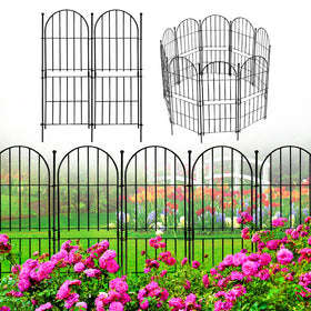 Thrivinest decorative garden fence panel, 10 ft length, defines borders and tidy garden edges.