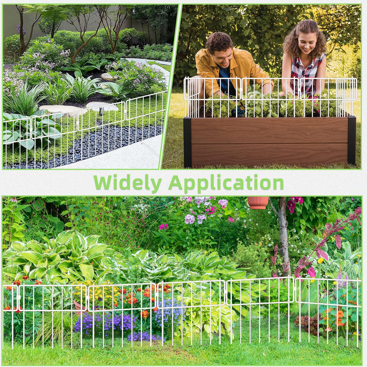Thrivinest durable patio fence defines space near entrances