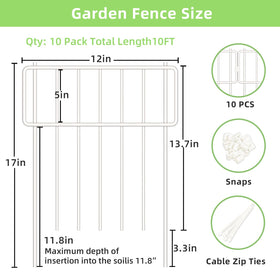 Thrivinest easy-install fence with no-dig design makes setup quick