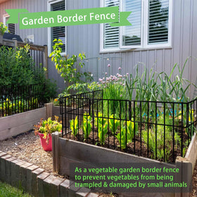 Thrivinest easy-install fence with pre-drop points and snap connections