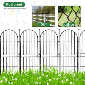 Thrivinest decorative fence is easy to store and relocate as seasons change.