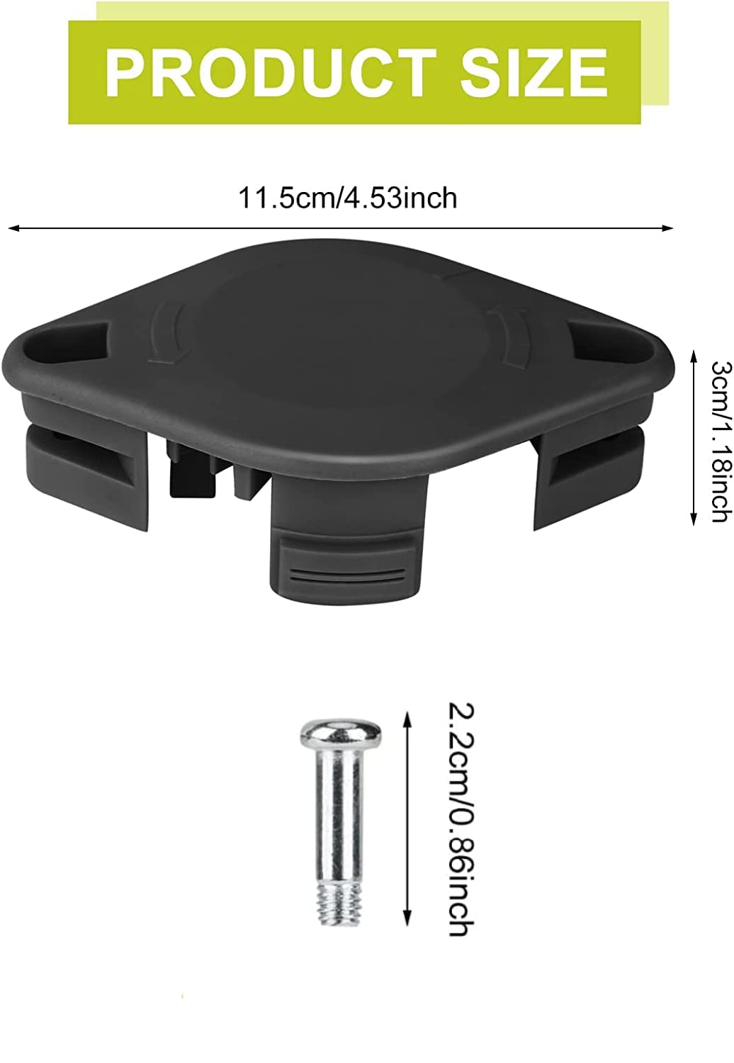 Six replacement blades included for THTEN ACFHRL2 weed control