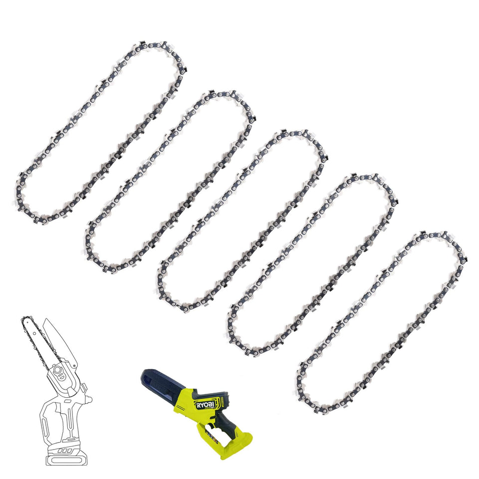 THTEN 6-inch pruning chain for Ryobi P25130 enabling efficient pruning
