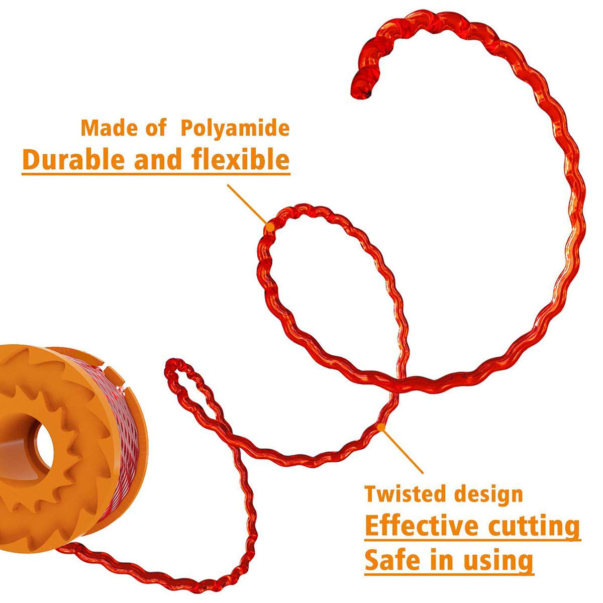 THTEN ABS spool and nylon thread offer durability and longer service