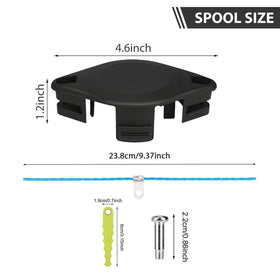 THTEN ACFHRL2 six replacement blades pack for longer cutting life.