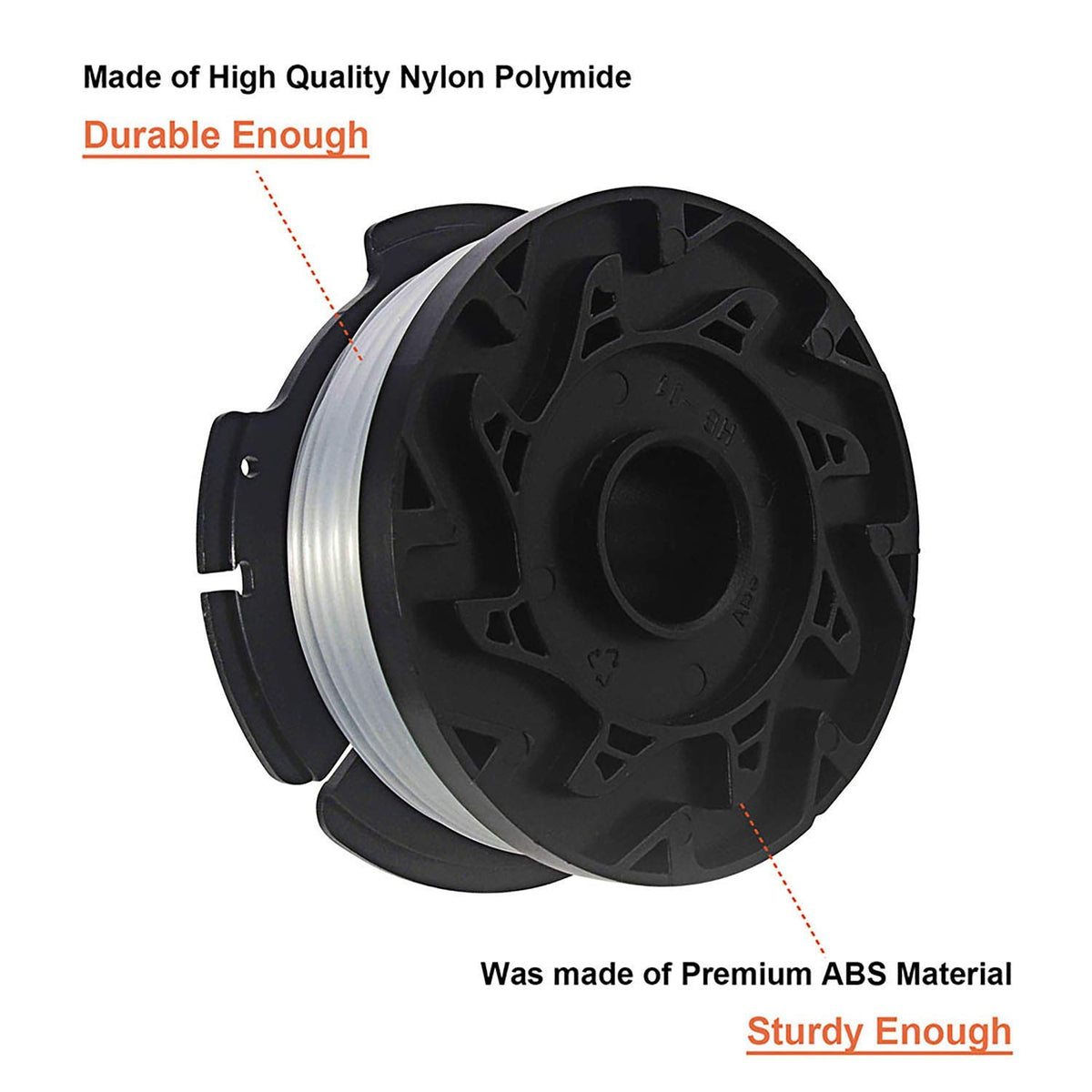 THTEN AF-100 spool cap RC-100 shown with secure snap-on compatibility