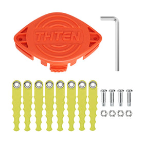THTEN AF-100 trimmer head blades in package with screws for quick replacement.