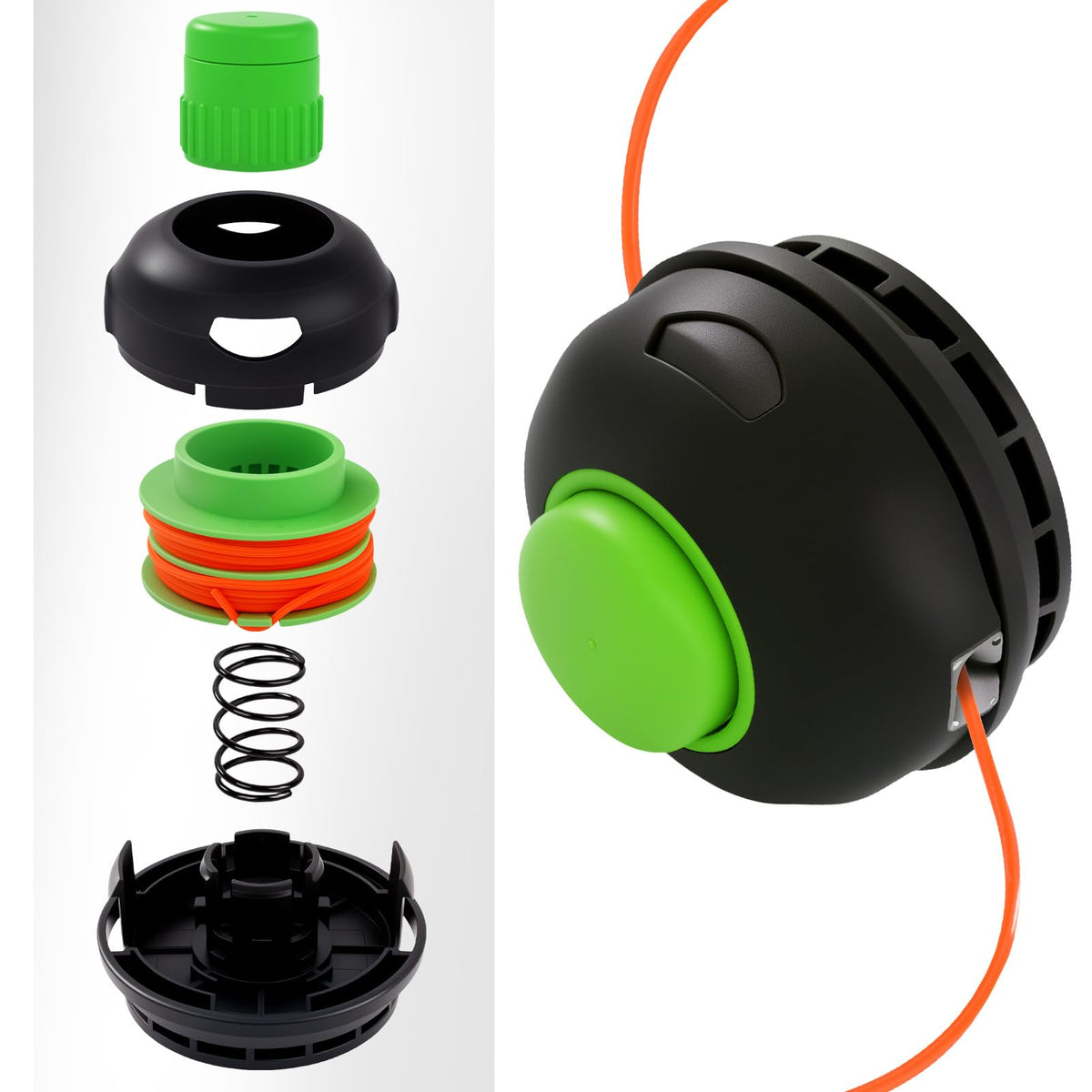 THTEN AH1300 wrap system for easier line replacement and faster setup.