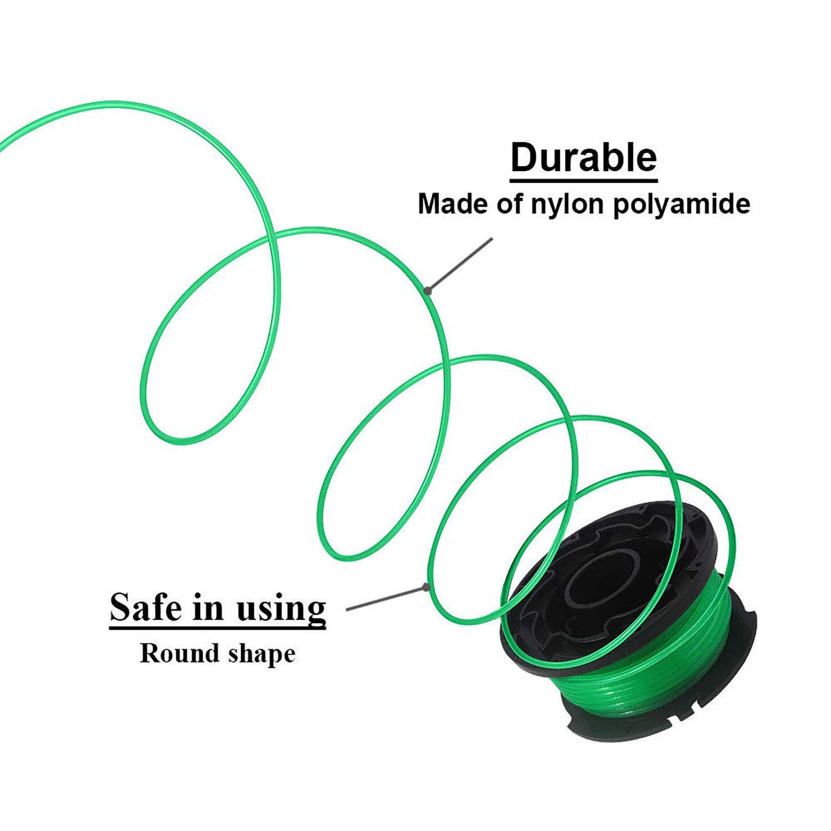 Close-up of the durable THTEN ABS spool.