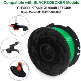 Hand showing quick, tool-free spool replacement with THTEN SF-080.