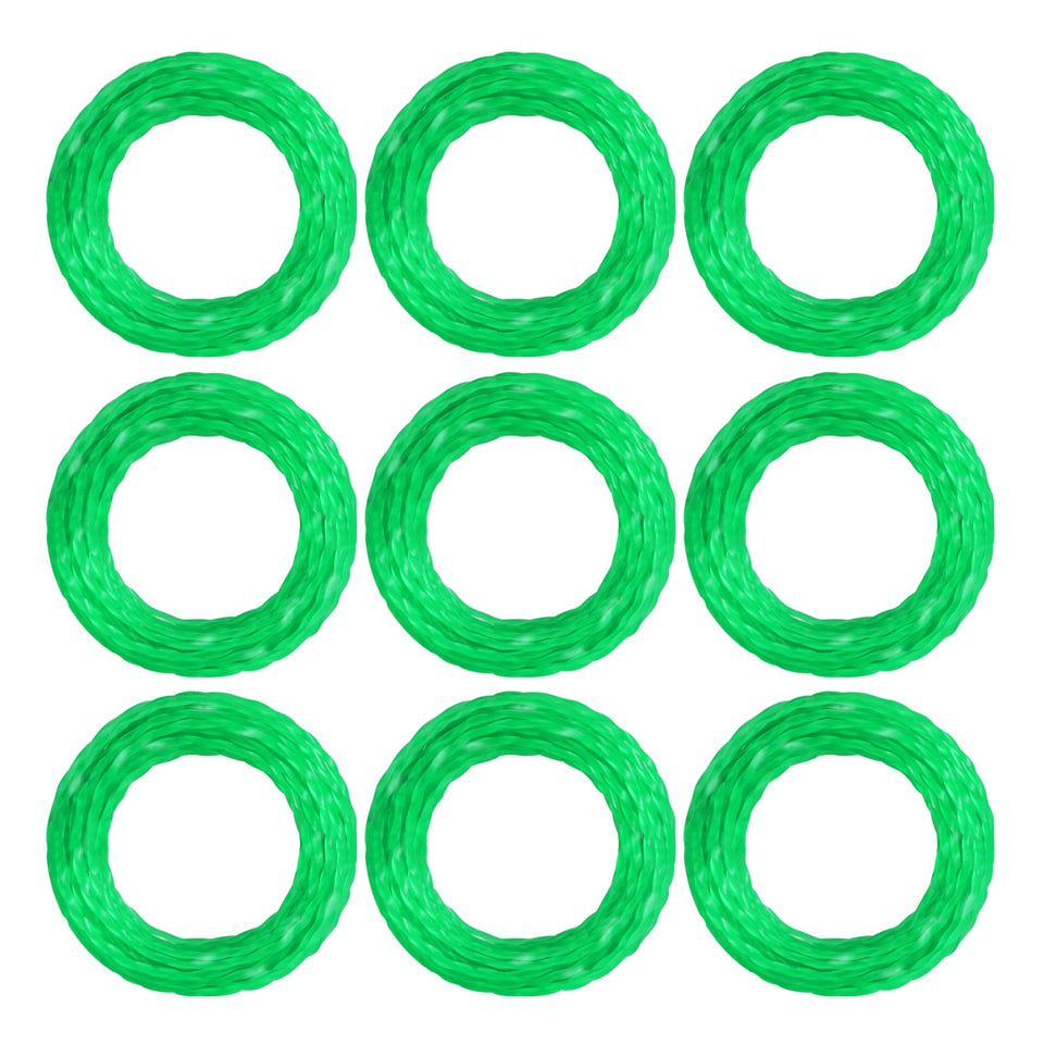 THTEN 0.080-inch twisted line in a 157 ft 9-pack packaging for fast yard trimming.