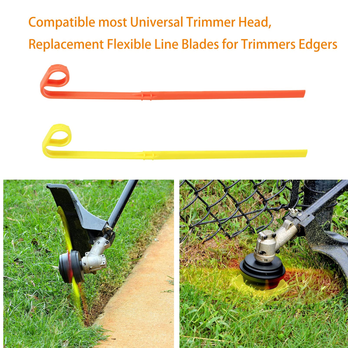 THTEN universal trimmer head compatibility shown for quick upgrades.
