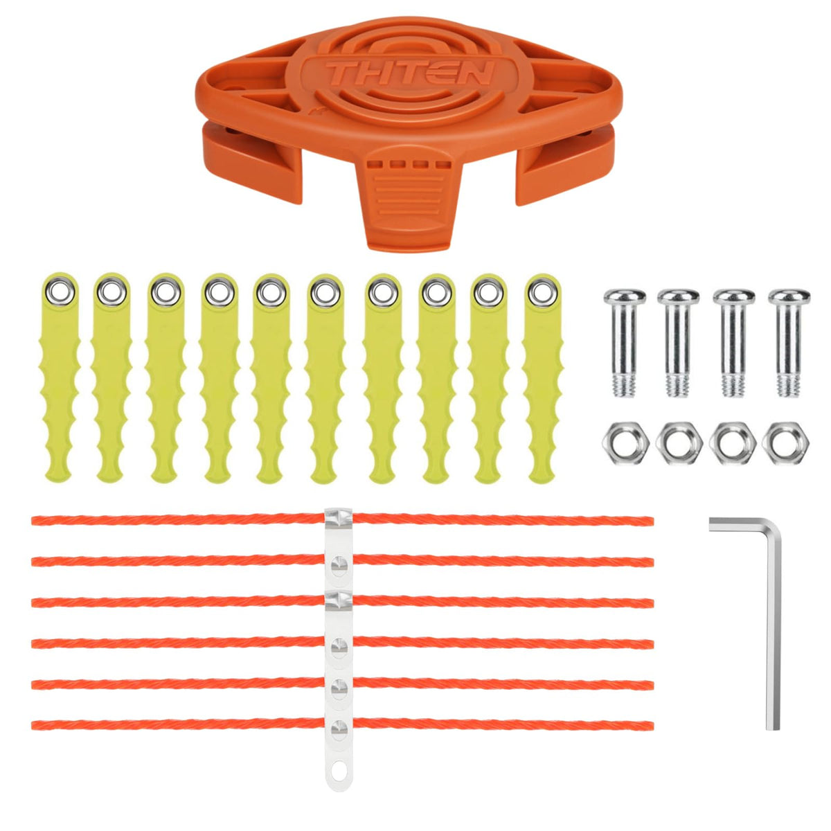 THTEN WA0010 trimmer blades head spool 10ft for precise edge trimming