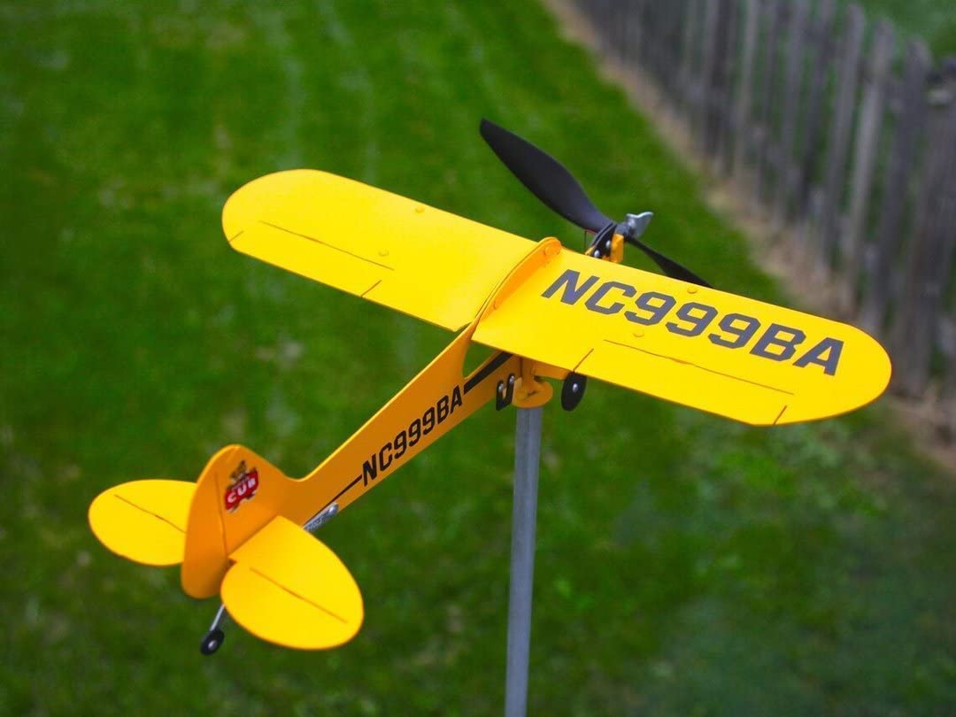 Thyggzjbs Piper J3 Cub weathervane details highlight metal craftsmanship