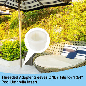 Thyle stabilizer in use at beach or poolside shade