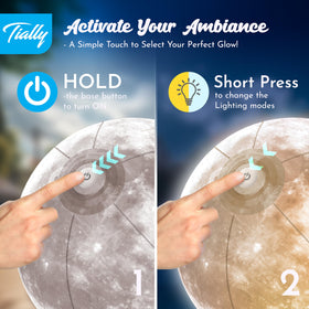 TIALLY solar powered lights charge by day and illuminate at night for convenience