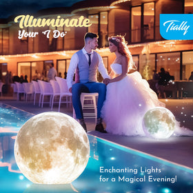 TIALLY Full Moon lights elevate weddings and festive outdoor decor