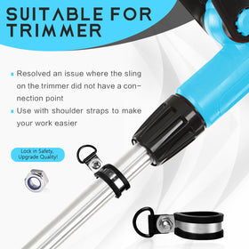 TIANAO shaft boom clamp fits 26-30mm and enhances shoulder strap stability.