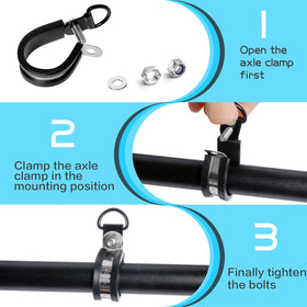 TIANAO shoulder-strap compatible clamp improves comfort during long tasks.