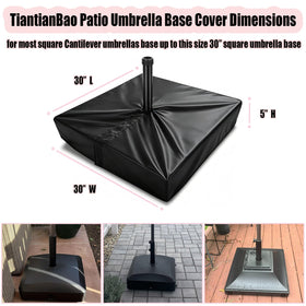 TiantianBao heavy-duty 600D waterproof fabric shields the base from rain.