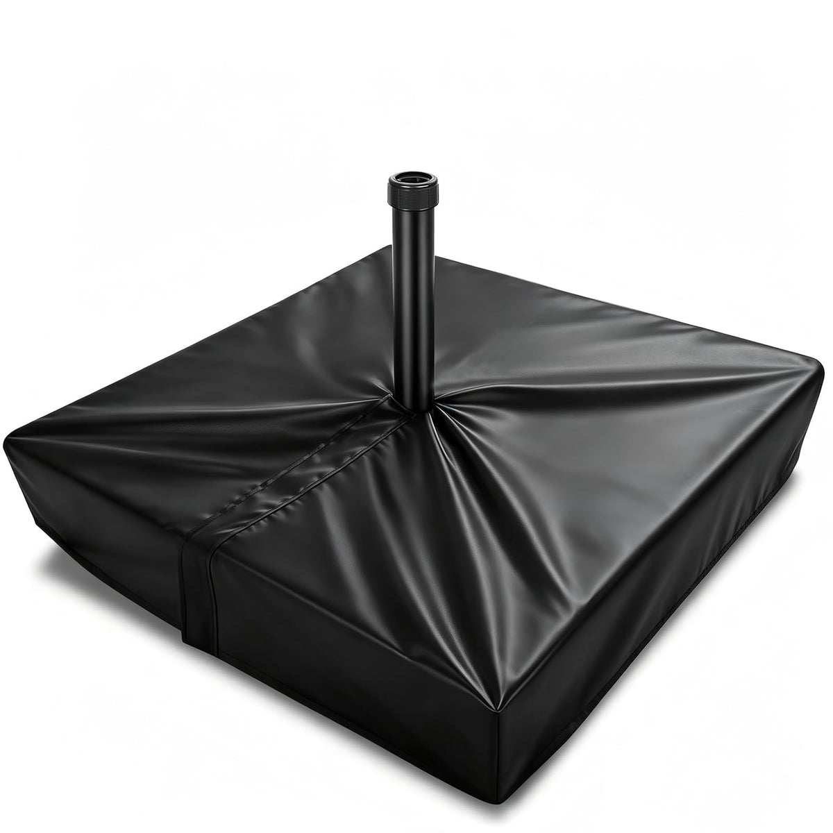 TiantianBao patio umbrella base cover provides full coverage for square bases.