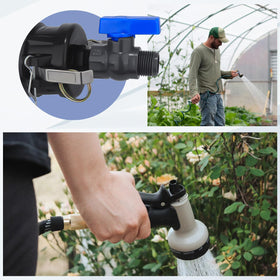 TianTianUp all-in-one kit with valve, tape, and washers for gardens