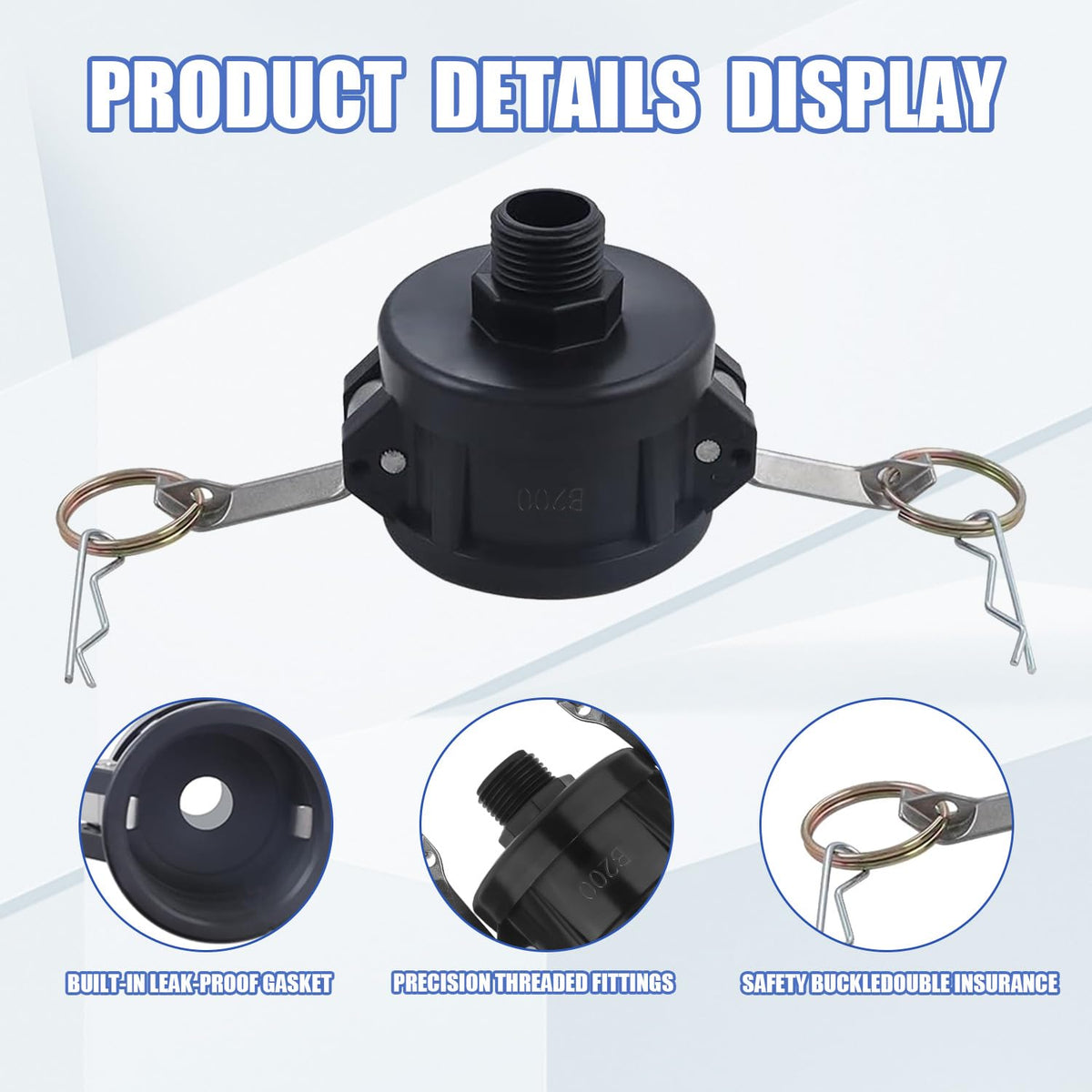 TianTianUp aluminum levers lock grooves for quick installation