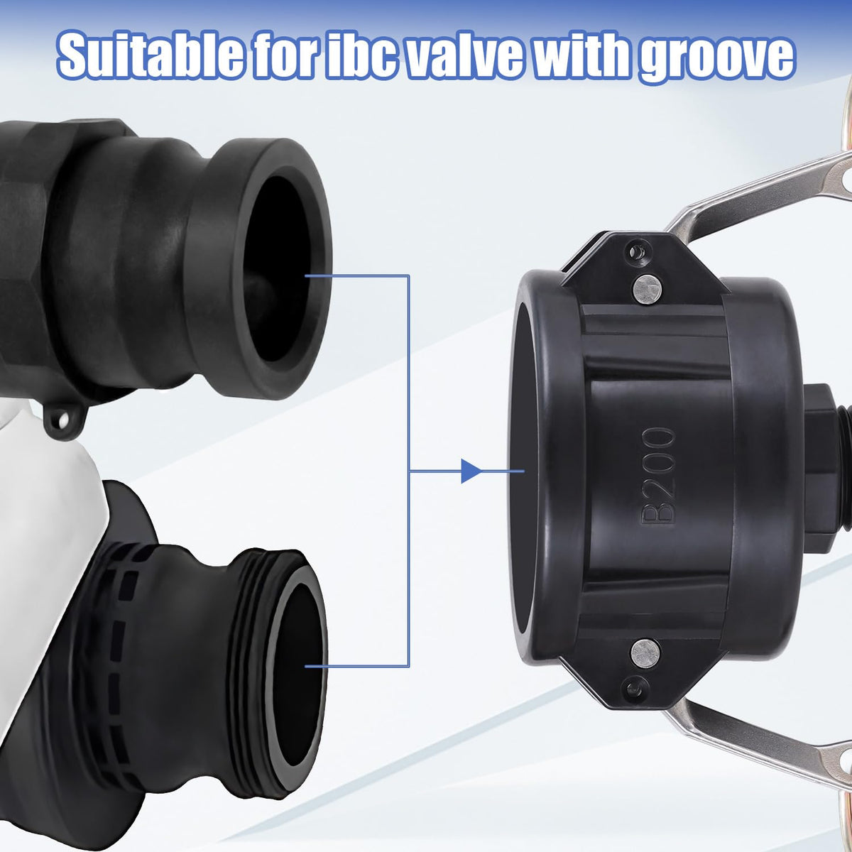 TianTianUp heavy-duty ball valve 3/4 in GHT for steady garden hose flow
