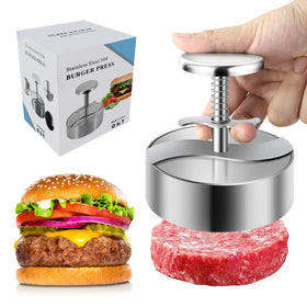 TIANTOU Burger Press with adjustable thickness gauge for even patties at home